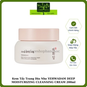 Kem tẩy trang dịu nhẹ Thefaceshop Yehwadam Deep Moisturizing Cleansing Cream 200ml