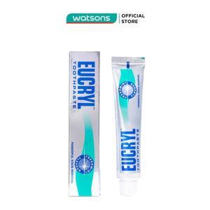 Kem tẩy trắng răng Eucryl vị bạc hà - 62 g