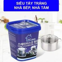 Kem Tẩy Xoong Nồi Hàn Quốc, Bột Tẩy Xoong Nồi - Kem Tẩy Bếp Hàn Quốc - Bột Tẩy Rửa Đa Năng Làm Trắng Nồi, Chảo,