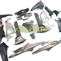 [KÈM TEM XE] Bộ dàn áo xe Wave RS - Wave Anpha - Wave S100 đời 2006 đến 2016 Màu Ghi