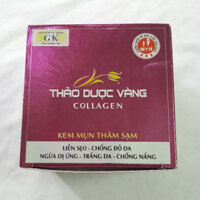 Kem Thảo Dược Vàng Collagen - Kem Mụn Thâm Sạm, Hộp 15g