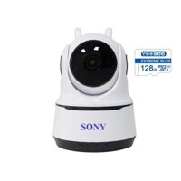 (Kèm thẻ 128GB) Camera IP wifi trong nhà Xoay 360 độ SONY - PAF200  Full HD 1080P chuẩn ONVIF