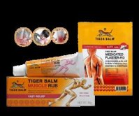 Kem Tiger balm Muscle Rub, miếng dán Plaster-RD giảm bong gân cơ