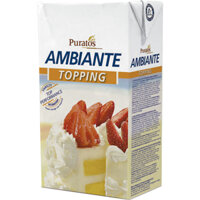 Kem topping Puratos Ambiante (White) 1L