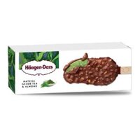 Kem Trà Xanh & Hạnh Nhân, Matcha Green Tea & Almond Ice Cream Bar (80ml) - HAAGEN-DAZS