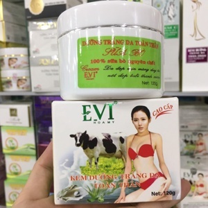 Kem trắng da dưỡng thễ toàn thân sữa Bò Evi