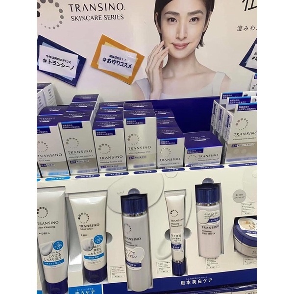 Kem trang điểm CC Transino Whitening Cream SPF50+/PA++++ Nhật Bản