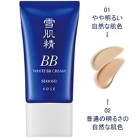 Kem trang điểm Kose Sekkisei White BB Cream SPF40/PA++++ 30g - Japan