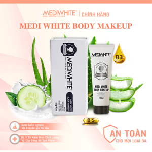 Kem trang điểm làm trắng da toàn thân Medi White Body Makeup 120ml