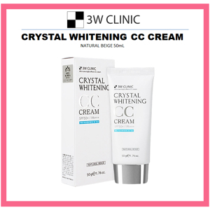 Kem trang điểm làm trắng pha lê 3W Clinic CC cream