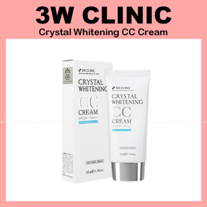 Kem trang điểm làm trắng pha lê 3W Clinic CC cream