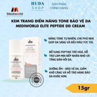 Kem trang điểm nâng tone bảo vệ da MEDIWORLD ELITE PEPTIDE DD CREAM 15gr