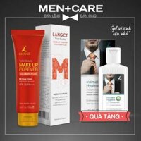 Kem Trang Điểm Toàn Thân Chống Nắng 100ml TẶNG Gel Vệ Sinh Vùng Kín 100ml LANGCE cho Nam