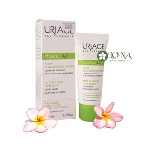 Kem trị mụn bọc, mụn viêm, ngăn ngừa sẹo và giảm nhờn Uriage Hyséac A.I 40ml