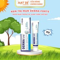 Kem trị mụn DERMA Forte ngừa mụn trứng cá, giảm thâm, mờ sẹo 15g
