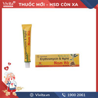 Kem trị mụn Erythromycin & Nghệ Nam Hà tuýp | Tuýp 10g