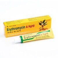 Kem trị mụn Erythromycin & Nghệ Medipharco-Tenamyd hộp 1 tuýp 10 g