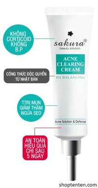 Kem trị mụn Sakura Acne Clearing Cream