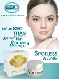 Kem trị mụn, thâm, làm trắng da Spotless Acne White Doctors