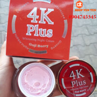 Kem Trị Mụn Trắng da 4k Plus Đỏ Acne Goji Berry Thái Lan