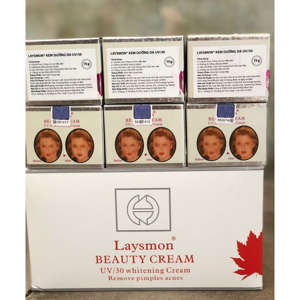Kem trị mụn và trắng da UV/30 Laysmon Beauty Cream