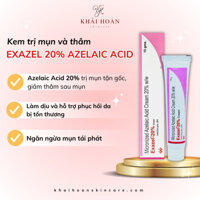 Kem Trị Mụn Viêm Và Thâm Mụn Exazel 20% Azelaic Acid