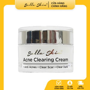 Kem trị mụn, xoá vết thâm Bella Skin Acne Clearing Cream