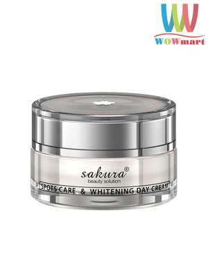 Kem trị nám, dưỡng trắng da ban ngày Sakura Spots Care & Whitening Day Cream