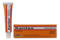 Kem trị nấm Kentax Ketoconazole 2% điều trị nấm da, lang ben, hắc lào, nấm tóc