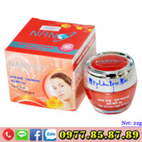 Kem trị nám - Tàn nhang - Đồi mồi Ngọc Trai và Collagen NANYNO VIP (22g)