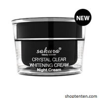 Kem Trị Nám Trắng Da Ban Đêm Sakura Crystal Whitening Night Cream