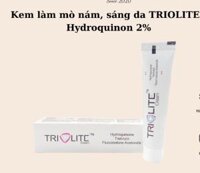 KEM TRỊ NÁM TRIOLITE HYDROQUINONE, TRETINOIN AND FLOUCINOLONE ACETONIDE CREAM 15G