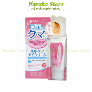 Kem trị thâm quầng mắt dưỡng da trắng mịn White Label Premium Placenta Eye Cream 30g