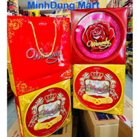 (Kèm túi xách)Bánh Warmly Bibica hộp thiếc 350g