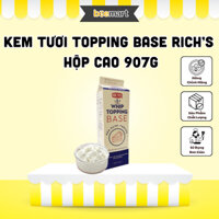 Kem Tươi Topping Base Rich’s – Hộp cao 907g