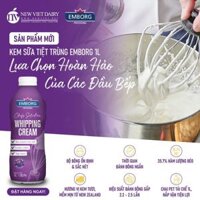 Kem tươi Whipping cream Emborg 1L