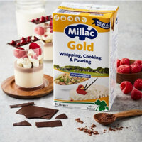 Kem tươi whipping cream Millac Gold 1L