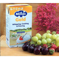 Kem tươi whipping cream Millac Gold