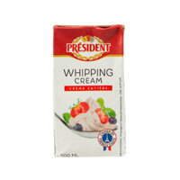 KEM TƯƠI WHIPPING CREAM PRESIDENT 500ML