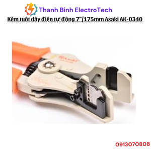 Kềm tuốt dây điện tự động Asaki AK-0340