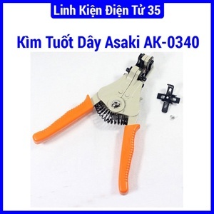 Kềm tuốt dây điện tự động Asaki AK-0340
