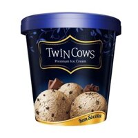 Kem Twin Cows Vinamilk vị socola hộp 450ml