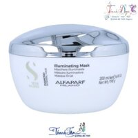 Kem ủ chăm sóc tóc bóng mượt Diamond Semi Dilino Illuminating Mask Alfaparf Milano 200ml - TN