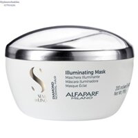 Kem ủ chăm sóc tóc bóng mượt Diamond Semi Dilino Illuminating Mask Alfaparf Milano 200ml(NEW-2025)