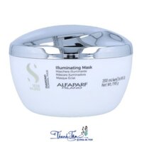 Kem ủ chăm sóc tóc bóng mượt Diamond Semi Dilino Illuminating Mask Alfaparf Milano 200ml