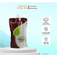 Kem ủ Colatin keratin, hấp tóc phục hồi hư tổn, collagen dưỡng tóc mượt chăm sóc tóc khô xơ uốn nhuộm Vitamin E 500ml