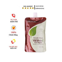 Kem ủ Colatin keratin, hấp tóc phục hồi hư tổn, collagen dưỡng siêu mượt Vitamin E 500ml