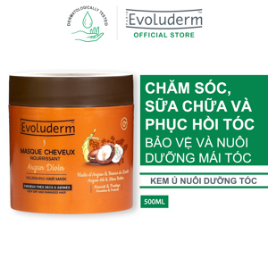 Kem Ủ Dưỡng Tóc Bóng Mượt Evoluderm Liss Argan 500ml