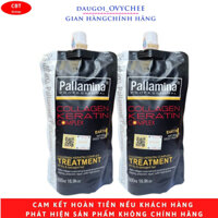 Kem Ủ, Hấp tóc COLAGEN PALLAMINA túi 500ml kem ủ tóc, dầu ủ tóc, hấp phục hồi tái tạo cấu trúc tóc