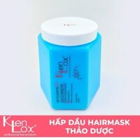 Kem ủ-hấp tóc Kenlox hair mask mềm mượt xanh 1000ml